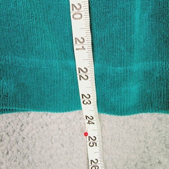 Koret Sport Women's Jacket PXL Green Corderoy with Rhinestones Side Pockets - Picture 9 of 9